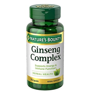Nature’s Bounty Ginseng Complex Supplements