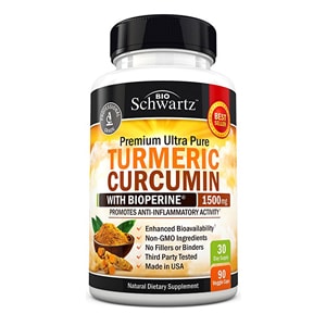 Bio Schwartz’ Turmeric Curcumin with BioPerine Supplement