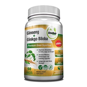 Panax Ginger + Gingko Biloba Supplements